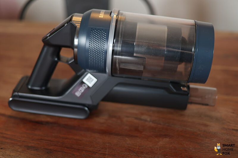 Akkusauger Samsung Bespke Jet auf der Ladestation